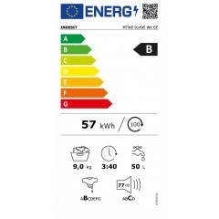 Indesit Πλυντήριο Ρούχων 9kg 1400 Στροφών MTWE 91495 WK EE Indesit Πλυντήριο Ρούχων 9kg 1400 Στροφών MTWE 91495 WK EE